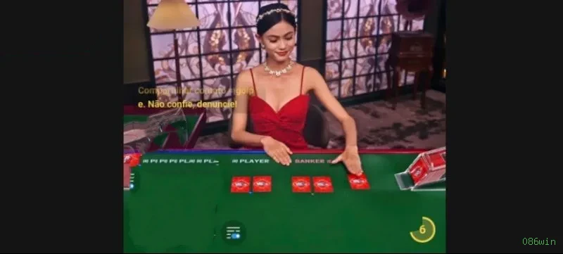 Cassino ao vivo 086win dealers